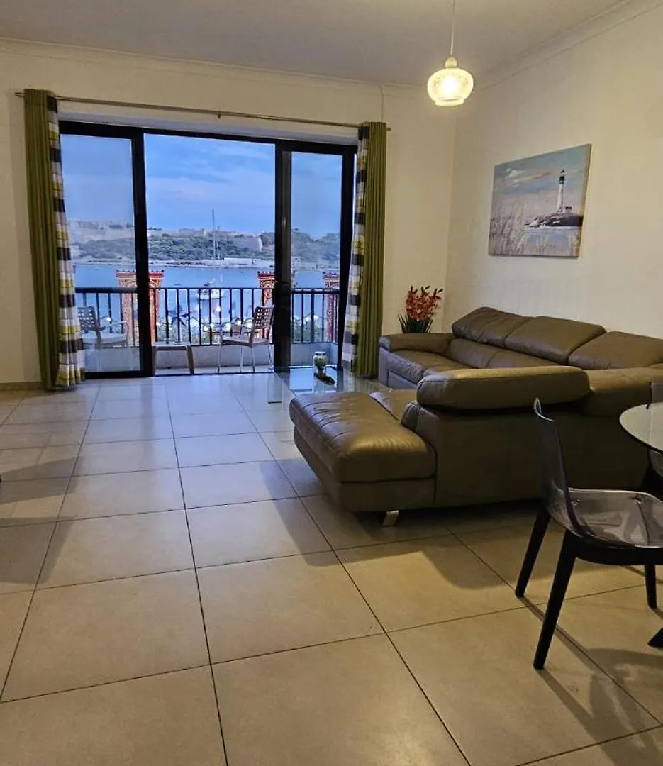 Sea View Over Valletta Strand Area Sliema