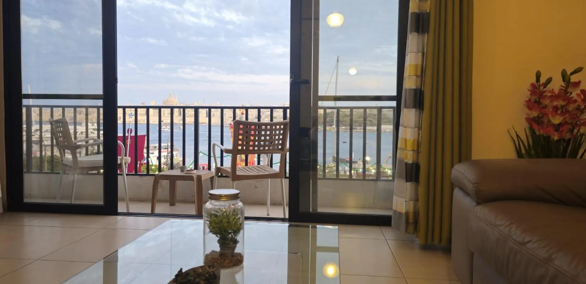 Sea View Over Valletta Strand Area Sliema Malta